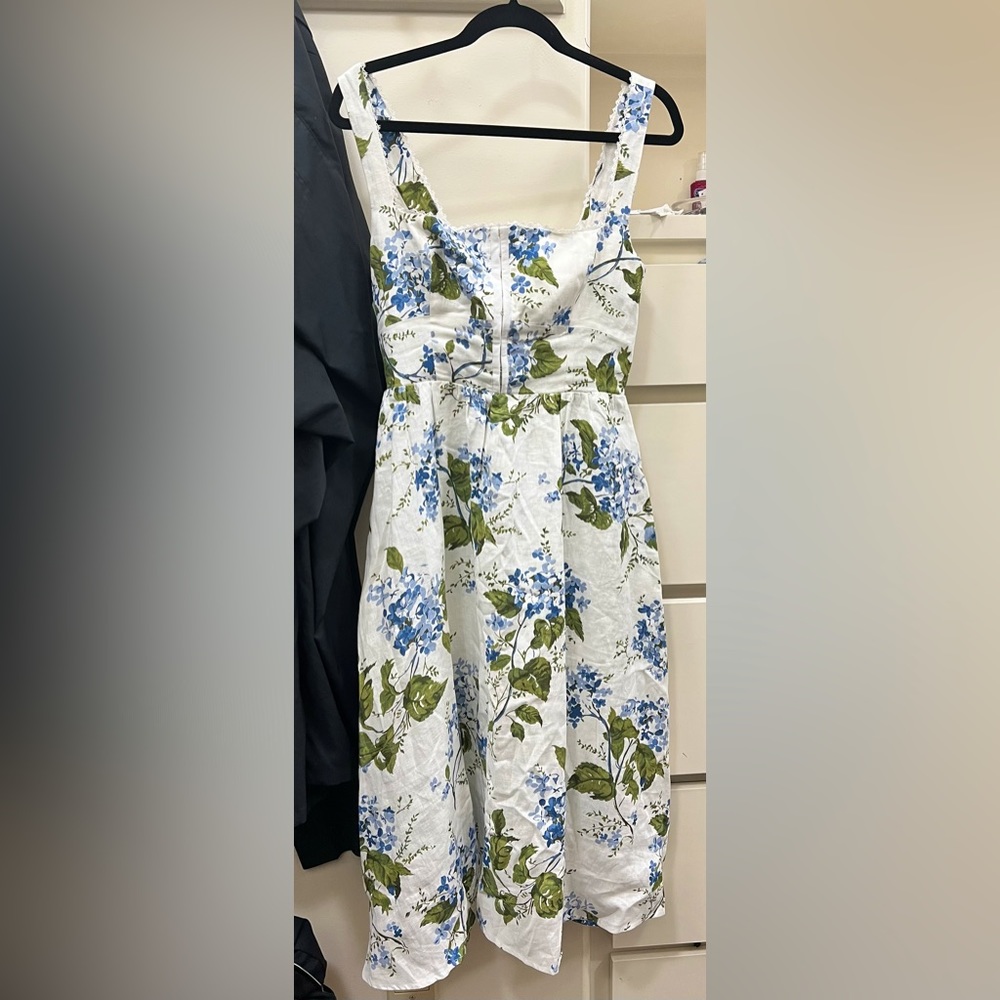 NWOT Reformation Tagliatelle Linen Dress Size 6